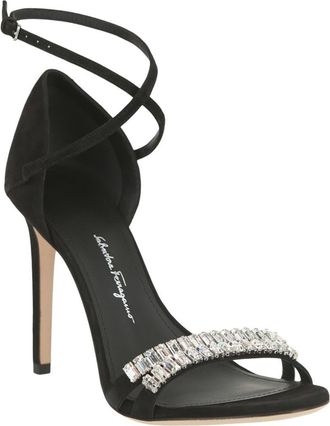 Ferragamo Ines Ankle Strap Sandal in Black at Nordstrom Rack, Size 9.5
