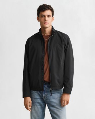 GANT Men Lightweight Harrington Jacket (XXXL) BLACK