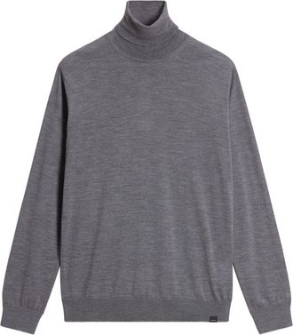Woolrich roll-neck virgin wool sweater - men - Virgin Wool - L - Grey