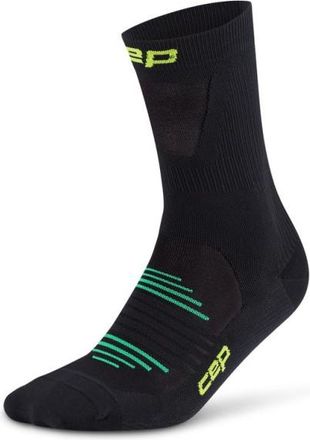 CEP Pro Run Ultralight Socks Mid Cut Laufsocken für Herren | schwarz