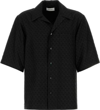 Alexander McQueen Black Tonal Logo Shirt