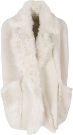 BLANCHA Butter Merino Toscana Shearling Vest