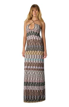 Missoni Long Dress With Embroidered Lace in Multicoloured at Nordstrom, Size 40 It
