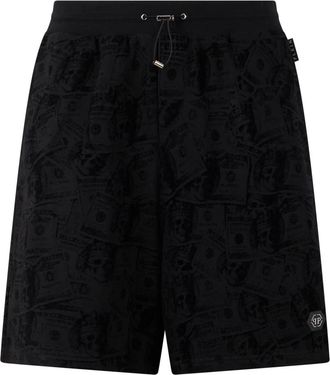 Philipp Plein Hombre, Pantalones cortos, Negro, Talla: XS