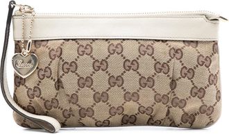 Gucci Pre-owned Gucci GG Canvas Wristlet Pouch Ladies 224073A.467891