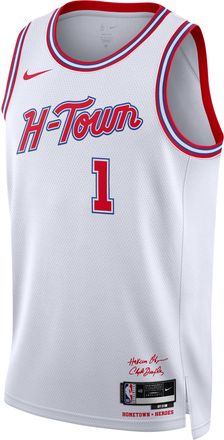 Nike Houston Rockets City Edition 2023/24 Nike Mens Dri-FIT NBA Swingman Jersey in White | DX8503-107