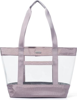 Baggallini Carry Away Clear Tote Bag with Removable Pouch