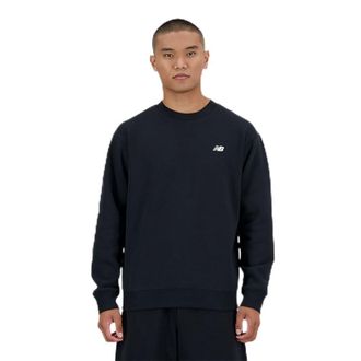 New Balance Mens Sport Essentials Fleece Crew Sweatshirt, Black, XXL
