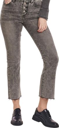 Dear John Denim Womens Jeanne Cropped Hi-Rise Jeans In Shade