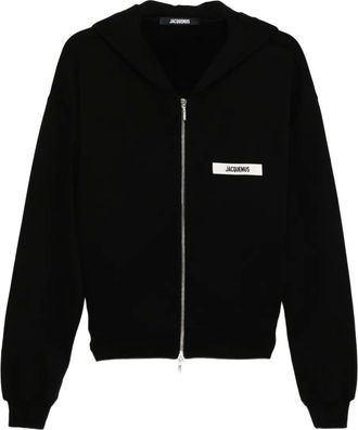 Jacquemus The Gros Grain hoodie - BLACK