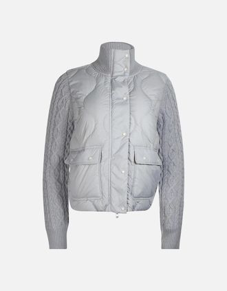 Parajumpers Womens Parajumpers Rae Silver Down Jacket - Grey - Size: 10/8