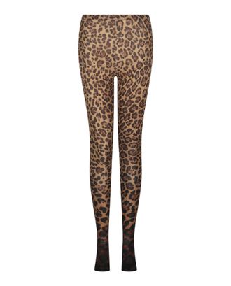 Valentino Leopard-Print Tights