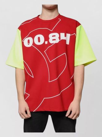 Dolce & Gabbana logo print cotton crew neck t-shirt