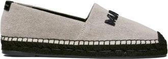 Marc Jacobs The Canvas Logo Espadrille - Dames - Espadrilles - Beige - 36 EU - Katoen - Schoenen