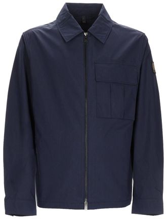 Belstaff Cargo Cotton-Blend Zippered Overshirt