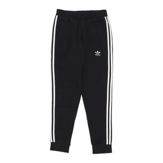 adidas 3-Stripes Zwarte Trainingsbroek - Heren - Trainingsbroeken - Zwart - S - Katoen - Fitness