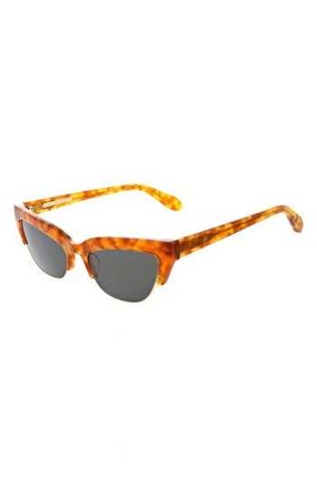 Bcbgmaxazria 56mm Extreme Kitten Combo Sunglasses in Honey Demi/Shiny Gold at Nordstrom Rack