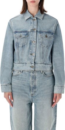 Fear of God Classic Trucker Cropped Vintage Denim Jacket