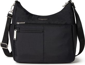 Baggallini Securtex Anti-Theft Free Time Crossbody Bag in Black at Nordstrom