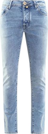 Jacob Cohen Slim Nick Blauwe Jeans - Heren - Slim Fit Jeans - Blauw - W31 - Jeans
