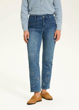 FDJ Christina Straight Leg Jeans In Medium Wash