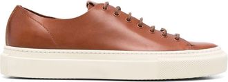 Buttero lace-up low-top sneakers - men - Calf Leather/Calf Leather/Rubber - 39.5 - Brown