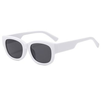 Generic Mens Outdoor Sports Sunglasses Vacation Womens Driving Sun Glasses(White)