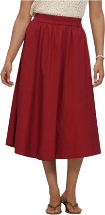 Moss Copenhagen Dames, Rokken, Rood, Maat: S