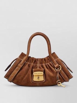 Marc Jacobs the satchel small suede leather shoulder bag