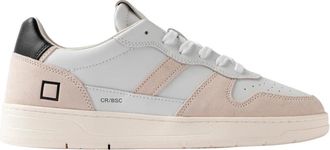 D.A.T.E. Court 2.0 Sneakers - Heren - Sneakers - Wit - 42 EU - Katoen - Schoenen