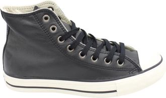 Converse Leren Hi-Top Rubberen Zool Sneaker - Dames - Sneakers - Zwart - 41 EU - Schoenen