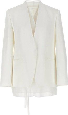 Brunello Cucinelli Off White Tailored Blazer, Brand Size 36 (US Size 2)