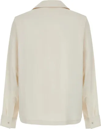 Amiri Mens Shirt With Polar Collar White Polyester