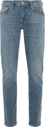 7 For All Mankind Slimmy Tap Skinny Jeans - Heren - Slim Fit Jeans - Blauw - W36 - Katoen - Jeans