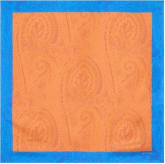 Etro Foulard con stampa paisley - Arancione