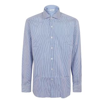 Buonamassa Casual Shirts, male, Blue, 3XL, Mens Clothing Shirts 0003 Ss24