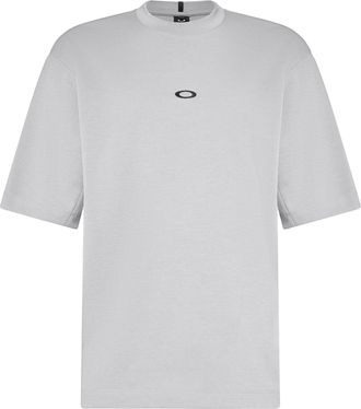 Oakley Mens Driven Tee, Cement, Medium
