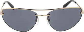 Emilio Pucci PU-1066389 Cat Eye Metal Sunglasses - Gold