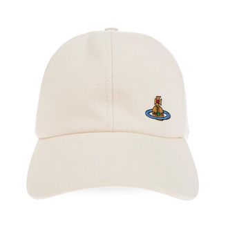 Vivienne Westwood Pet met Klep - unisex - Petten - Beige - S/M - Katoen - Accessoires