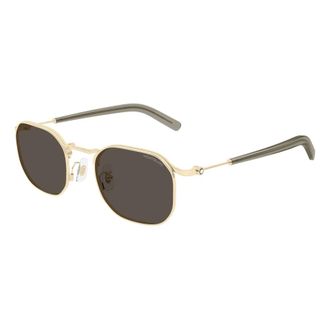 Montblanc Sunglasses, male, Yellow, Size: 50 MM Mb0459S Sunglasses
