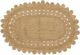 vidaXL Alfombra Marr&oacute;n 152 X 245 Cm Yute Vidaxl