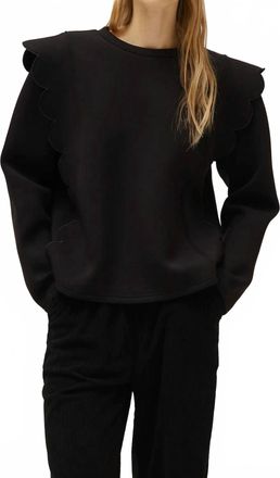 Compañíafantástica Wave Sweatshirt In Black