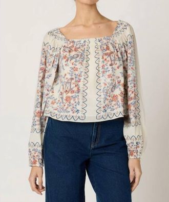 Cleobella Lucille Off The Shoulder Blouse In La Ramos