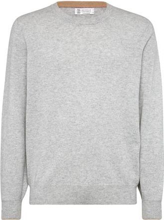 Brunello Cucinelli Cashmere sweater in Pebble at Nordstrom, Size 48 It