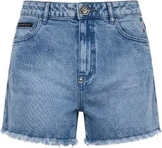 Philipp Plein Hot Pants Basic Women in Sky Wash at Nordstrom, Size 30