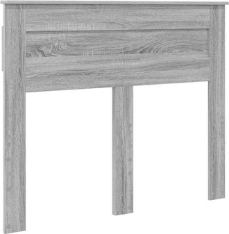 vidaXL Cabecero Gris Sonoma 120 Cm Madera Contrachapada Vidaxl