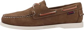 Sebago Nubuck Dockside Sailor Schoenen - Heren - Bootschoenen - Bruin - 44 EU - Schoenen