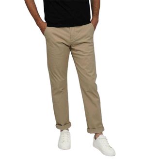 Howick Chino-broek voor heren, reguliere pasvorm (Steen)