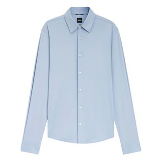 HUGO BOSS Formele Overhemden - Heren - Overhemden - Blauw - Maat: L