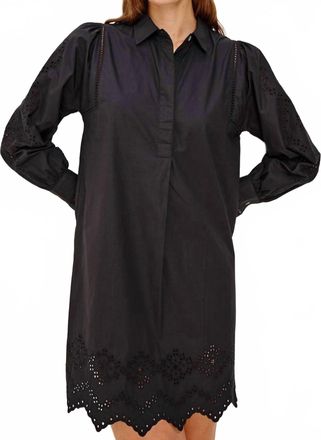 Rails Fernanda Mini Dress In Black Eyelet